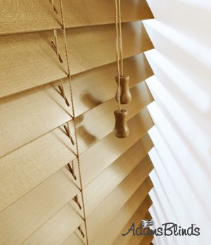 mid_oak_blind_with_ladder_strings_wooden_blind_fitters_london