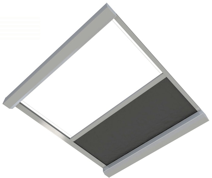 Reverse Orienatation Skylight Blinds