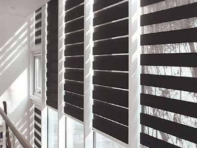 Fitted Commercial Vision Blinds, Day and Night Blidns, Zebra Blinds London